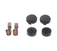 Ensemble Balais et Couvercles pour BGA452 CB430 Ensemble Balais | Pour Meuleuse d'Angle, Résistant à l'Usure, pour idéal pour Pros, Métal pour durable, Compatible 18V