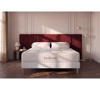 Ensemble Balmoral 140 x 200 cm sommier KIT blanc - 24cm - Mmoire de forme - Enveloppant - Sommier kit Blanc