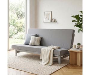 Ensemble banquette clic-clac avec matelas 130x190 cm Terre de Nuit L’Astucieux