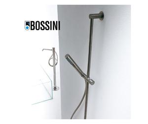 Ensemble barre de douche en inox avec douchette et flexible Nobu chromé - BOSSINI IND002P030