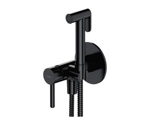 Ensemble bidet mural Omnires Y SYSYBI2BL, couleur noire