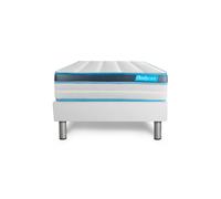 Body Care Ensemble matelas et sommier BodyFit 90x190 cm mémoire de forme 24 cm kit blanc