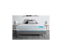 Ensemble BODYZONE+ 140x190 Ressorts ensaches, visco 5 zones Ultra epaisseur