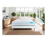 Ensemble BODYZONE+ 90x190 Ressorts ensaches, visco 5 zones Ultra epaisseur