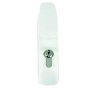 Ensemble bouton tirage fixe cylindre grand modèle ISEO Blanc - 94013004