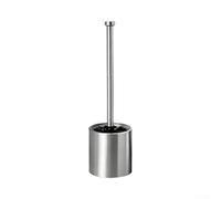 Ensemble Brosse WC Acier avec Support Détachable Ensemble Brosse | Acier inoxydable élégant, design contemporain, finition argentée, pour idéal pour déco moderne