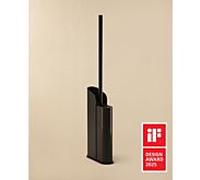 Cosmic - Porte-brosse WC Flat WJC512A0001036 brosse silicone - Ultra-plate 38×112×387 mm, noir mat