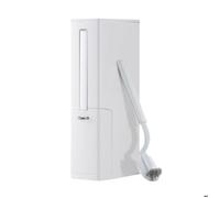 Ensemble brosse WC et poubelle 4 en 1 - Salle bain étroit blanc