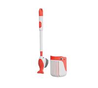 Ensemble brosse WC et support pour toilettes avec fonction d'ajout de liquide, design avec ventouses à fixer au support mural, kit de nettoyage hygiénique pour cuvette de toilette VGy756 (B, taille