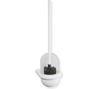 Ensemble brosse WC HEWI 477 couleur gris clair, brosse WC avec réservoir
