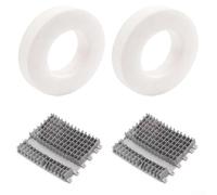 Ensemble Brosses et Anneaux pour Robot pour dolphin, Améliore | PV TPU Material, Enhances Wall Climbing, Fits pour triton pour Plus DX5 M400, Easy Install, 2 Or 4 Piece Sets