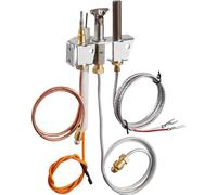 Ensemble brûleur pilote gaz naturel pour foyer à gaz - OE 4021-732 / 25660 - Thermocouple et thermopile - Tube d'allumage - Jeu de câbles - Remplacement de la veilleuse
