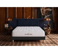 Ensemble matelas a memoire de forme maxi epaisseur Buckingham 140x190 sommier KIT noir