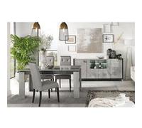Ensemble Buffet 4P + Table de Repas à 4 Pieds - HOFFMAN - ALTOBUY Gris G