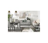 Ensemble Buffet + Table d'Appoint + Table de Repas à 4 Pieds - HOFFMAN -
