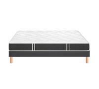 Ensemble Matelas Sommier 80 x 200 Essential 0820 + Sommier + jeu de pied