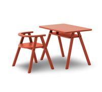 Ensemble bureau enfant avec 1 chaise Growing Green Red