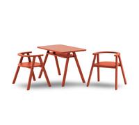 Ensemble bureau enfant avec 2 chaises Growing Green Red
