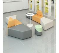 Ensemble canapé et table basse modulaire, design moderne et minimaliste créatif pour bureau, réception et établissements d'enseignement