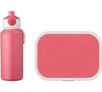 Ensemble cartable, rose, 20,5 x 7,5 x 18,8 cm, ABS