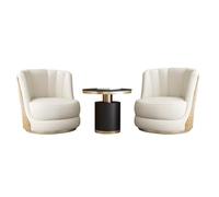 Ensemble chaise d'appoint et table d'appoint moderne avec base pour salon, maison, bureau, bar