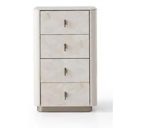 Ensemble chambre à coucher : lit, armoire, commode, table de maquillage. Couleur : beige. Style : luxe, moderne