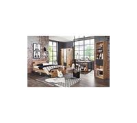 Ensemble chambre adulte Imitation chene poutre - 140 x 200 cm --