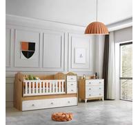 Ensemble chambre de bébé moderne avec berceau et commode Design fonctionnel et élégant