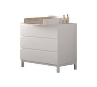 VIPACK - Ensemble EVA 2 pièces, commode avec table à langer
