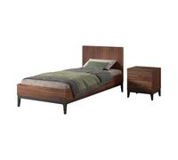 Ensemble chambre ilyas lit 90x200 + chevet