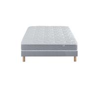 Ensemble Cicareve - 667 ressorts ensachés + Sommier Base Morpho 160x200 avec 2 sommiers