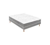 Ensemble Cicareve - 667 ressorts ensachés + Sommier Base Morpho 180x200 avec 2 sommiers