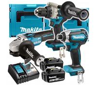 Ensemble combiné Makita DLX3155TJ 18 V - DDF486 + DTD153 + DGA504 (2 x 5,0 Ah 2 x MAKPAC)