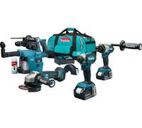 Ensemble Combo 18 V Lxt Dga504+Ddf492+Dtd153+Dhr243 2*5,0 Ah - M Dlx4194Tx1