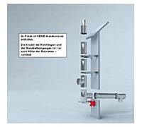 Ensemble complet Bertrams Polyline LAS pour installation murale extérieure 42KPAW80-9M DN 80/125, hauteur 9 m, acier inoxydable