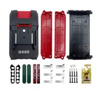 Ensemble complet d ' assemblage de batterie 21700, comprenant un tournevis en papier sûr et isolant, une perceuse, un organisateur de boîtier de batterie