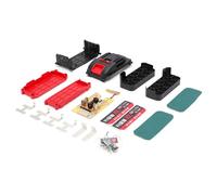 Ensemble complet d ' assemblage de batterie 21700, comprenant un tournevis en papier sûr et isolant, une perceuse, un organisateur de boîtier de batterie