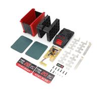 Ensemble complet d ' assemblage de batterie 21700, comprenant un tournevis en papier sûr et isolant, une perceuse, un organisateur de boîtier de batterie
