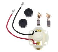 Ensemble complet de 2 balais de carbone + porte-brosse + 2 capuchons pour Kita Kit CB-430 / BGA450 / BGA452 / DGA452 / GA400BGA402 / GA400D ensemble de carbone