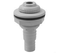 Ensemble complet de buses de retour pour piscine hors sol avec joint et adaptateur, raccord de tuyau MIP 1-1/2", sortie sphérique oculaire 3/4", pour ouvertures murales standard dans les piscines en