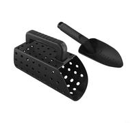 Ensemble complet de pelle à sable et truelle pour détection de métaux en extérieur et utilisation à la plage, construit en plastique robuste pour une performance durable