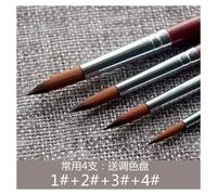 Ensemble Complet De Pinceaux À Peinture À L'huile, Brosses Spéciales Pour Peinture À L'eau Et À La Craie En Acrylique, Stylo À Aquarelle En Forme D'éventail