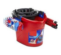 Ensemble complet de seau avec balai à franges, poignée et essoreuse torsion, capacité 10 L -JUANIO- Noir G