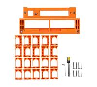 Ensemble complet d'outils d'encochage de charnière de 22 mm à 33 mm avec fraise et vis pour des opérations fluides et efficaces, diverses applications, outil d'encoche de charnière facile