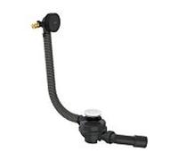 Ensemble complet Hansgrohe AXOR Flexaplus 42541670 Bonde et trop-plein pour baignoire, noir mat