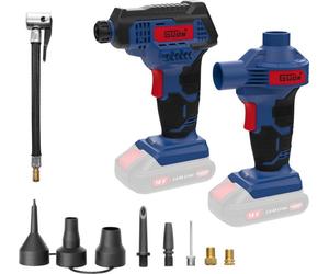 Ensemble compresseur et pompe à air sans fil KLS 18-0, 11 pièces