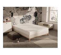 Ensemble CONFORT Sommier + Matelas 160x200 cm | Hauteur 15 cm | Mousse Polyuréthane | 4 Pieds | Confort équilibré