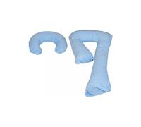 Ensemble coussins pre/post natal usages multiples confortable bleu à carreaux