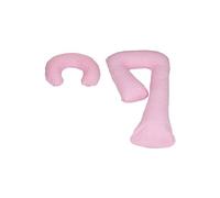 Ensemble coussins pre/post natal usages multiples confortable rose à carreaux
