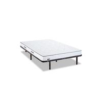 - Ensemble CRISTAL 180x200 cm - Matelas Mémoire de forme + Sommier Métal